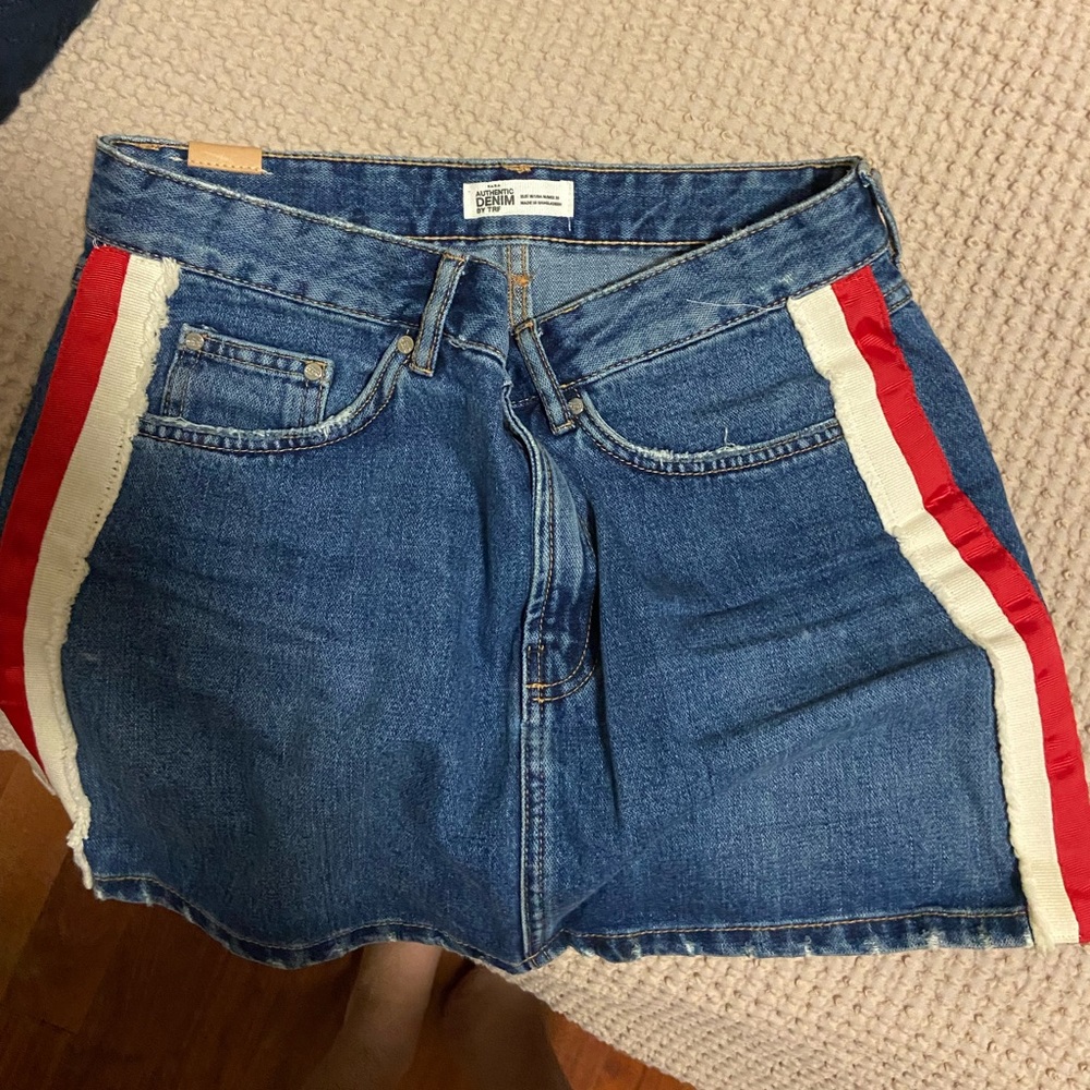 Zara Mini Denim Skirt